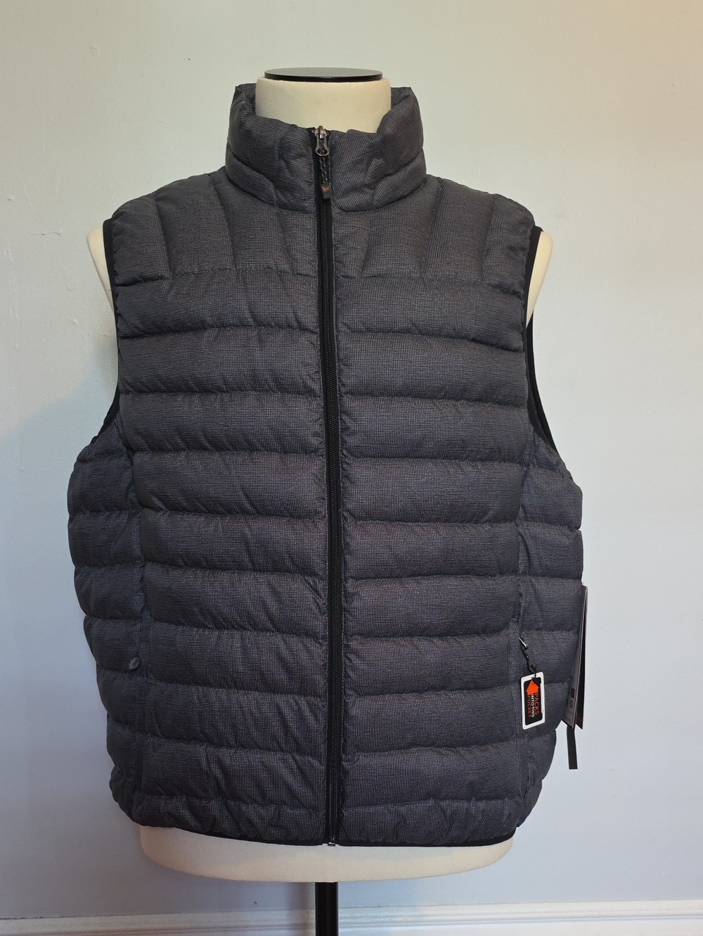 Hawke & Co Charcoal Quilted Puffer Vest